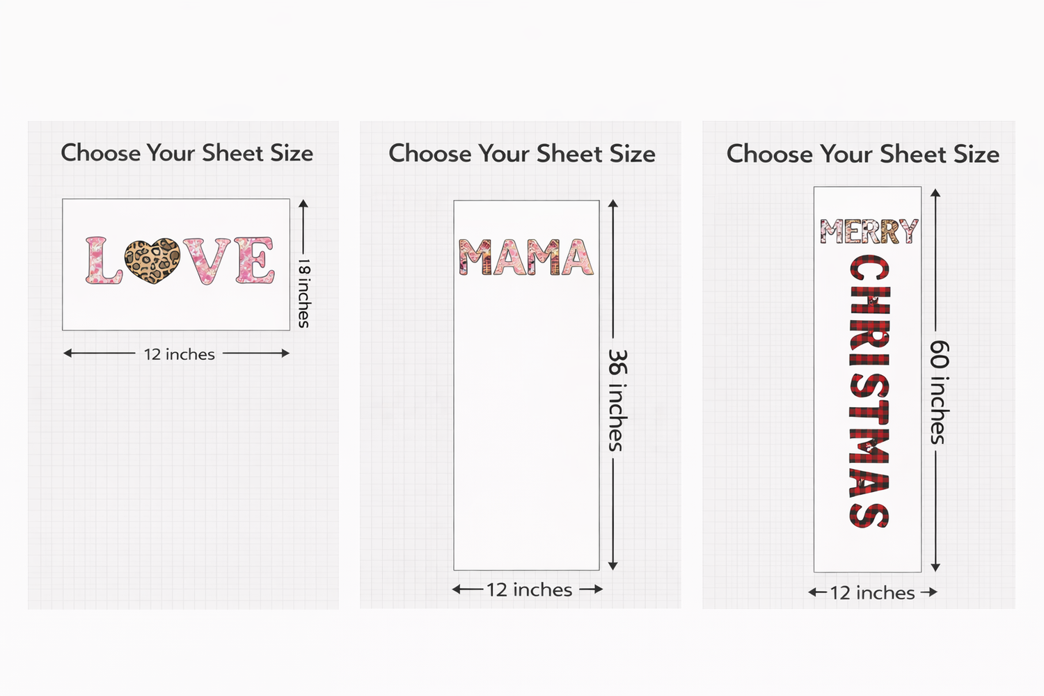 Custom UV DTF Gang Sheet – 12” Wide (Upload Ready File)