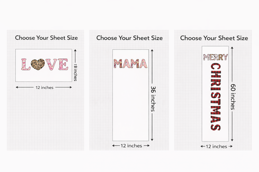 Custom UV DTF Gang Sheet – 12” Wide (Upload Your PNG)